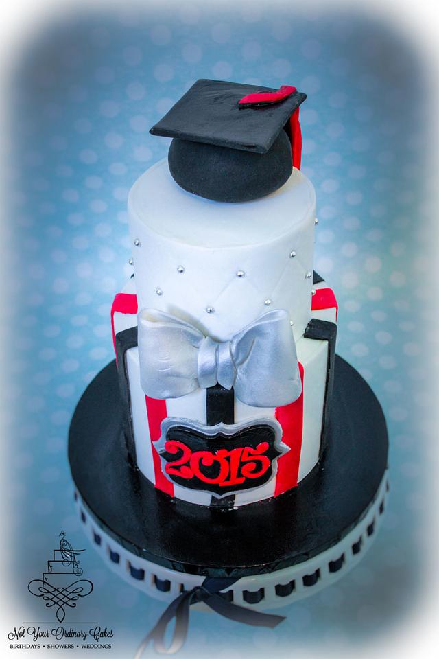 Vista Ridge grad cake - Decorated Cake by Not Your - CakesDecor