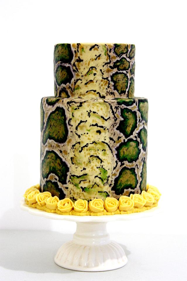 Snakeskin - Decorated Cake by Queen of Hearts Couture - CakesDecor