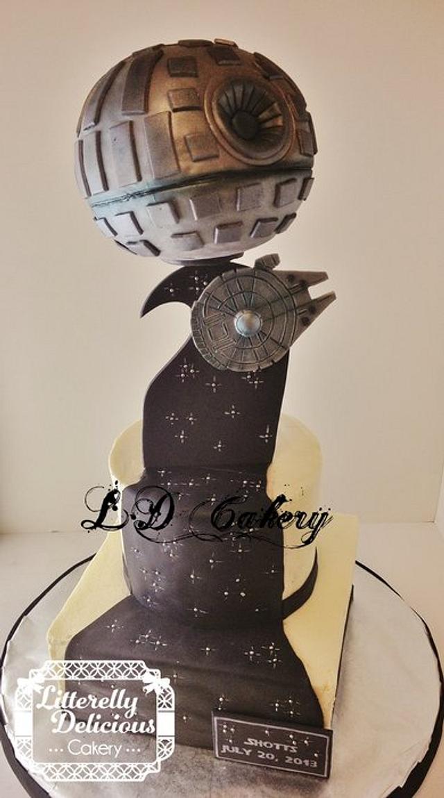 Star Wars Wedding Decorated Cake By Rebecca Litterell Cakesdecor 