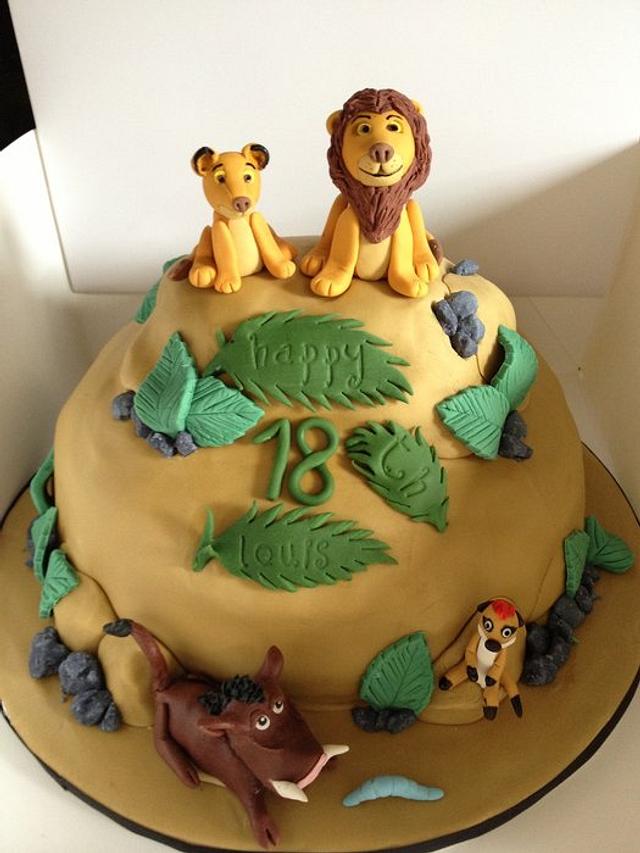 lion king cake figures