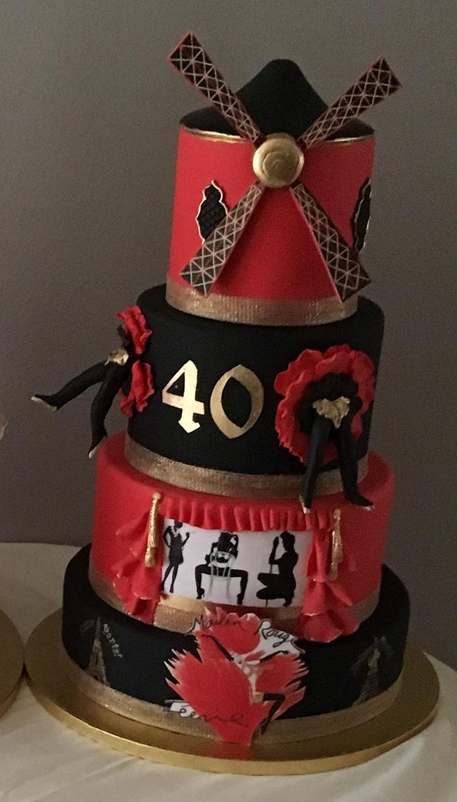 Moulin Rouge - Cake by Laura/thecake - CakesDecor