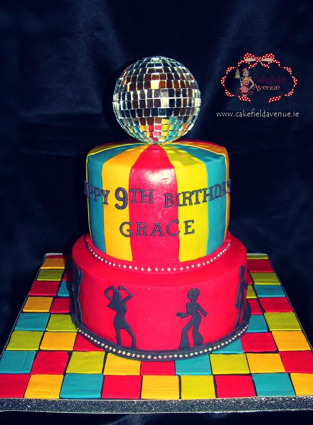 Disco Theme Cake - Decorated Cake by Agatha Rogowska ( - CakesDecor