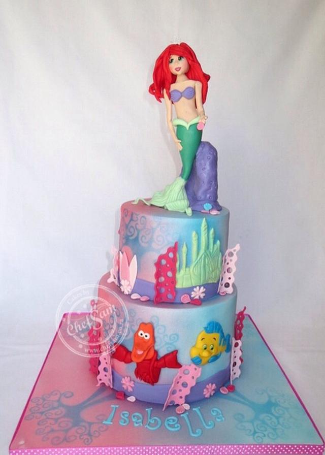 The little mermaid - Decorated Cake by chefsam - CakesDecor