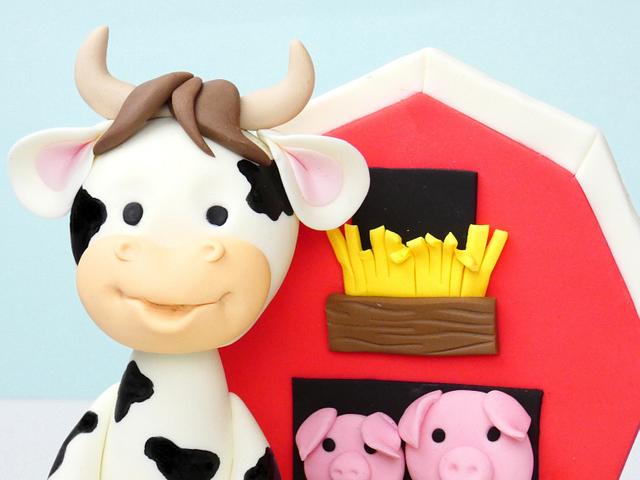 Farm cake topper - Cake by Alex - CakesDecor