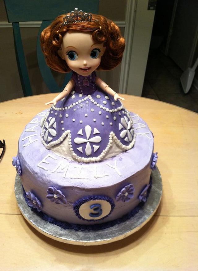 Sofia The First Decorated Cake By Mschrissey Cakesdecor