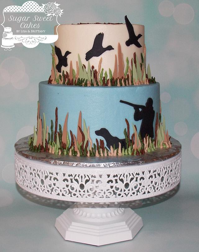 Duck Hunting - cake by Sugar Sweet Cakes - CakesDecor