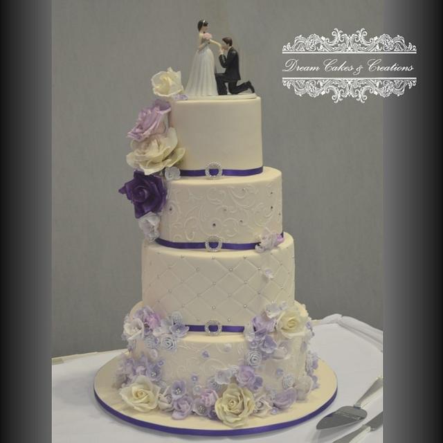 B And J - Decorated Cake By Dreamcakes4512 - CakesDecor