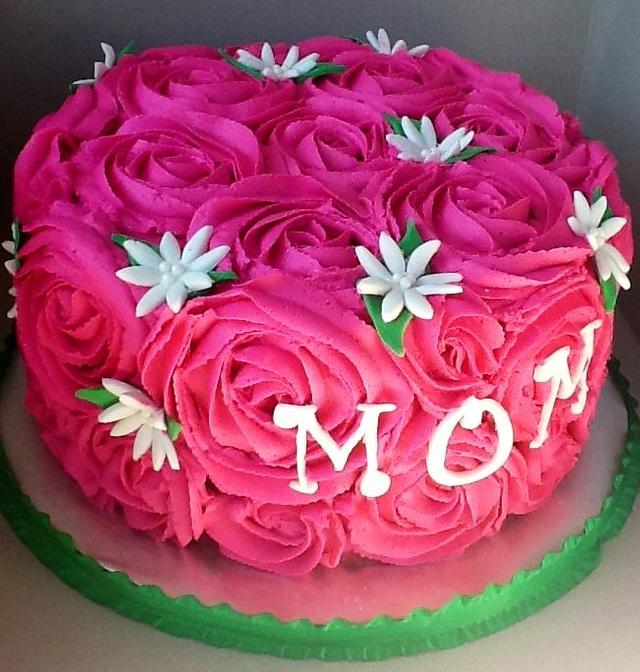 Rose cake - Cake by Toni - CakesDecor