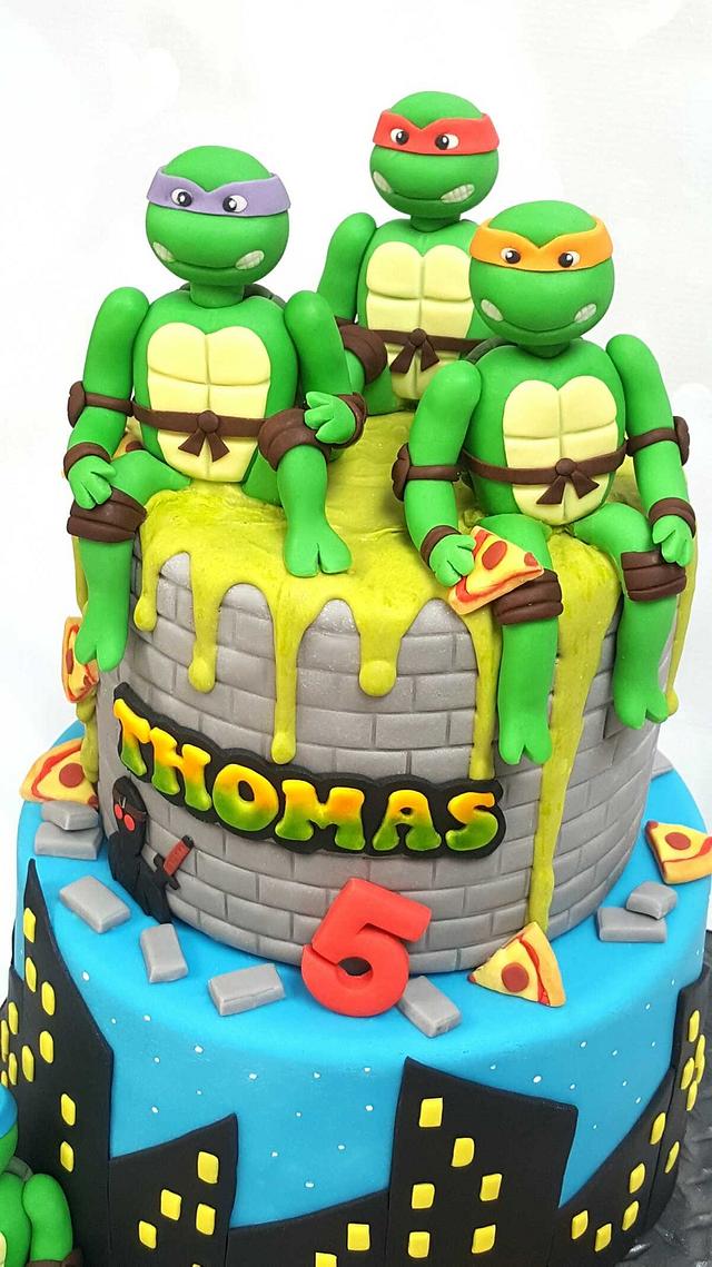 Ninja turtles cake - Decorated Cake by Vanilla Iced - CakesDecor