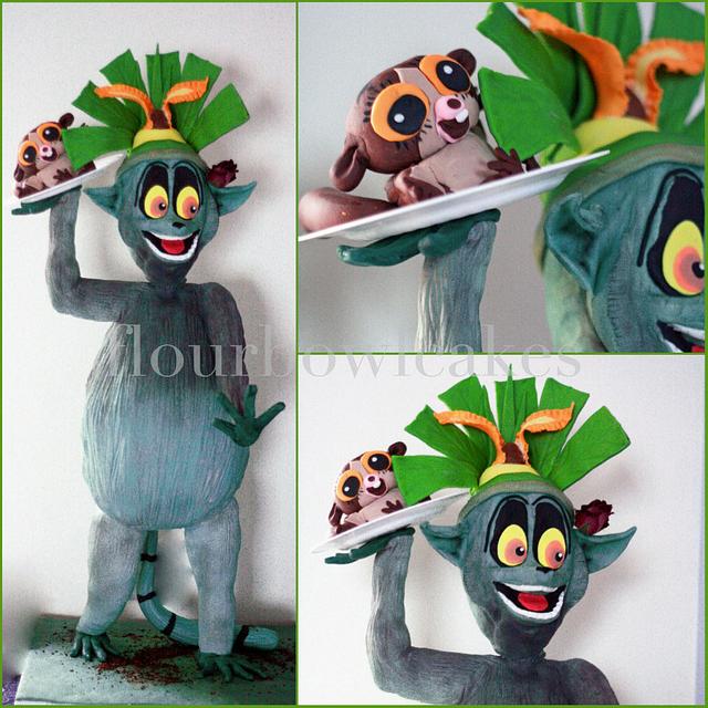 King Julien Decorated Cake by Flourbowl Cakes CakesDecor