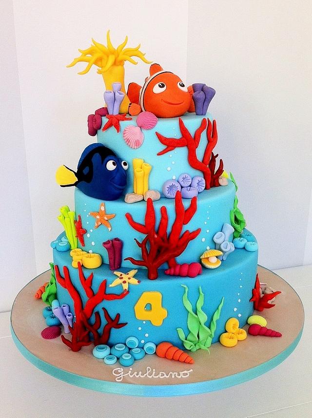 The great barrier reef cake - Decorated Cake by Bella's - CakesDecor