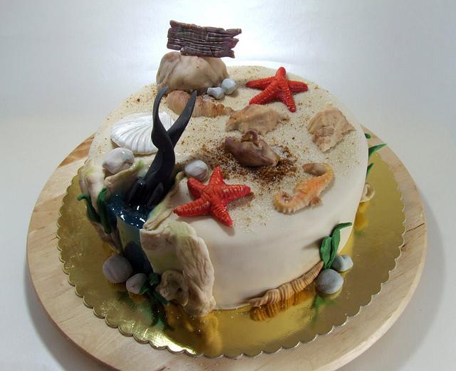 Sea Cake Decorated Cake By Dolci Chicche Di Antonella Cakesdecor 6467