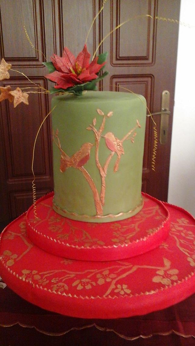 A Classic Christmas Cake - Decorated Cake by Artistic - CakesDecor