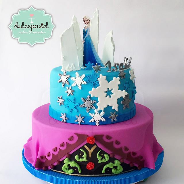 Torta Frozen Cake - Decorated Cake by Dulcepastel.com - CakesDecor