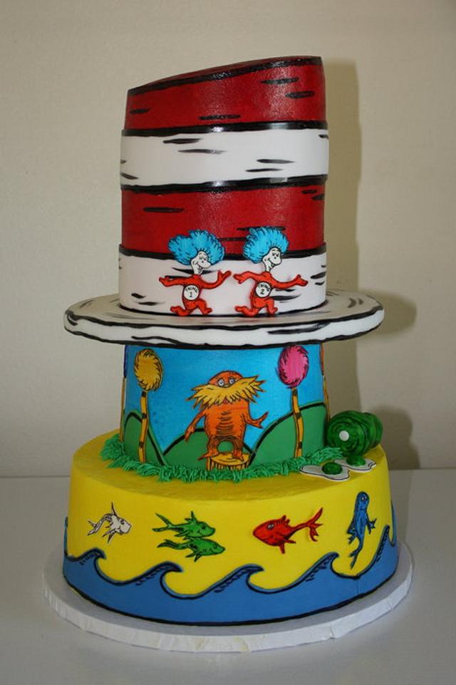 Dr. Seuss Cake - Cake by joannm - CakesDecor