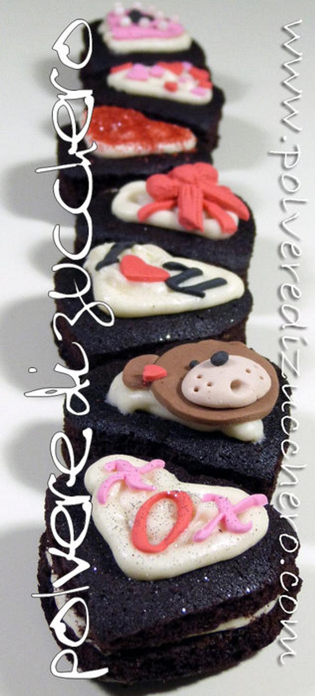 Whoopie Pies valentines day - Decorated Cake by Paola - CakesDecor