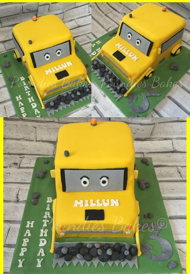 JCB cake Decorated Cake by Poundies Bakes CakesDecor