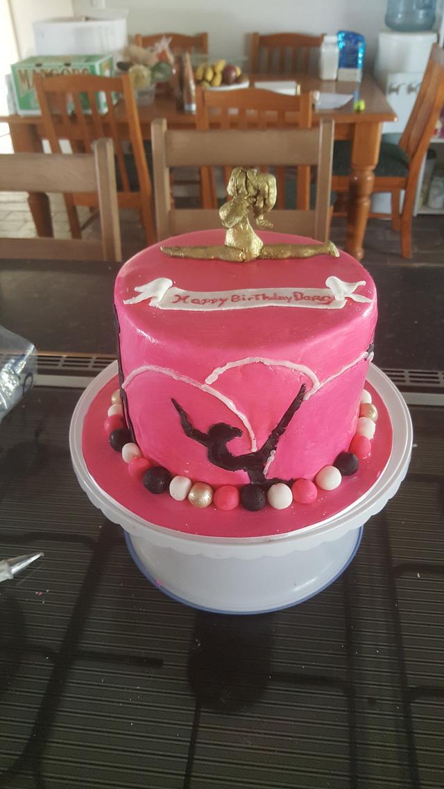 Gymnastics Cake - Cake by Vicky - CakesDecor