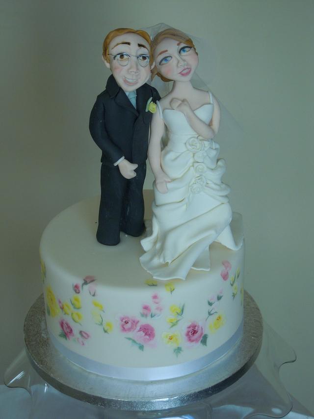 A funny wedding - Decorated Cake by Caterina Fabrizi - CakesDecor