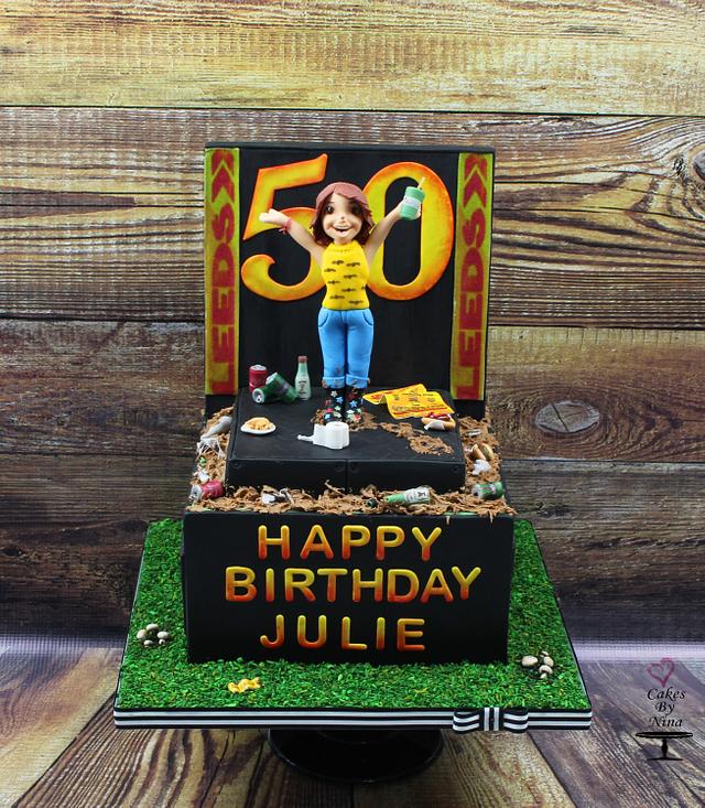 Leeds fest cake Decorated Cake by Nina CakesDecor