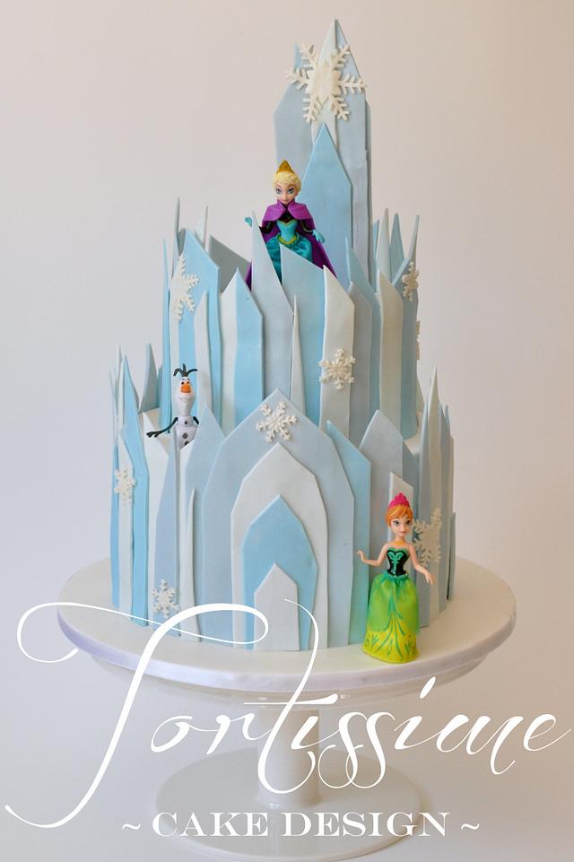 Ice Castle (Frozen inspired ice castle) - Decorated Cake - CakesDecor