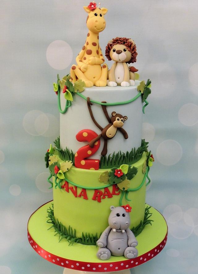 Jungle fun - Decorated Cake by Shereen - CakesDecor