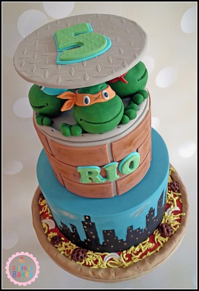 TMNT cake - Decorated Cake by Dollybird Bakes - CakesDecor