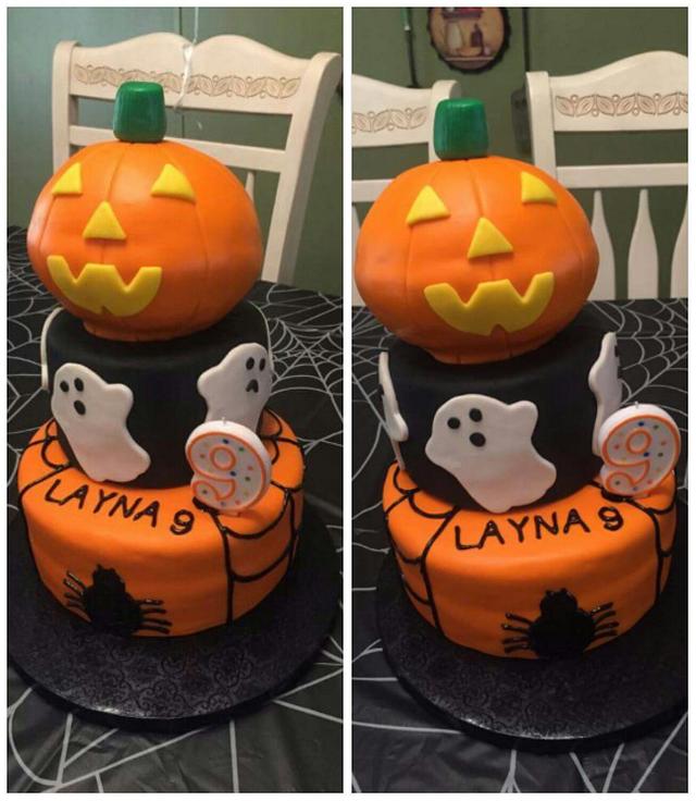 Cute Halloween birthday - Cake by m1bame - CakesDecor