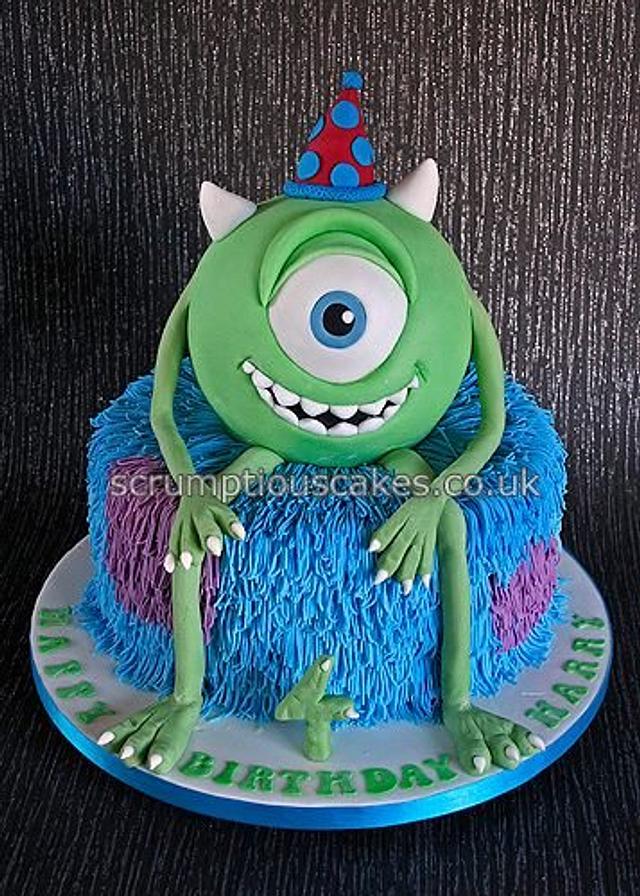 Monsters Inc Birthday Cake Cake By Scrumptious Cakes Cakesdecor