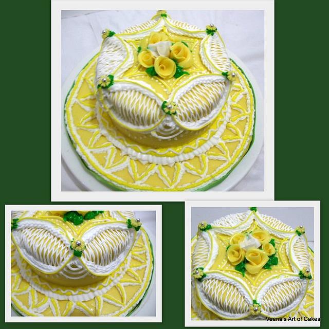 Victorian Style Cake - Decorated Cake by Veenas Art of - CakesDecor