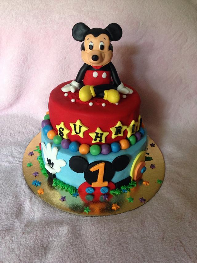 Mickey clubhouse cake - Decorated Cake by Sweettempt - CakesDecor