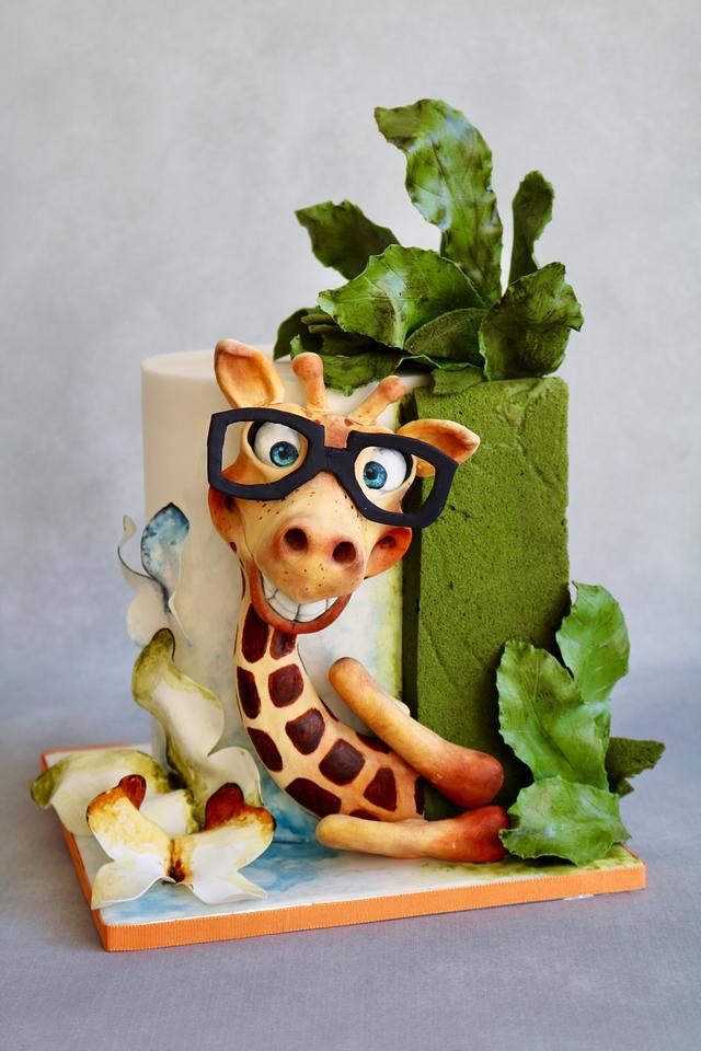 Funny Giraffe - Cake by tomima - CakesDecor