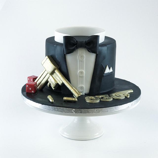 James Bond cake