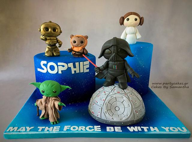 Star Wars figures Cake - Decorated Cake by Cakes By - CakesDecor