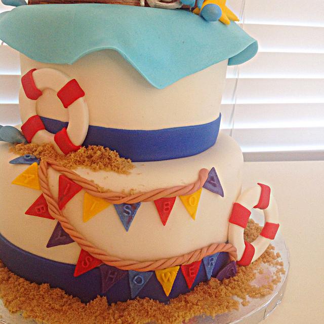 Nautical theme cake - Cake by Alberto and Gigi's cakes - CakesDecor