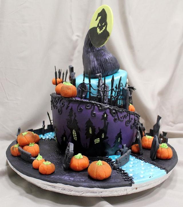 Nightmare before Christmas Cake - Cake by Star Cakes - CakesDecor