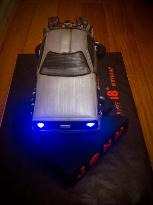 DeLorean Gravity Cake - Cake by thecakeaddiks - CakesDecor