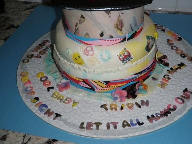 1960 s Themed Birthday Cake Cake By June Clarky s CakesDecor 1960 s Themed Birthday Cake Cake By June Clarky s CakesDecor