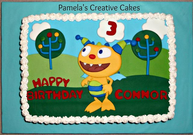 Henry Hugglemonster for Connor Decorated Cake by Pamela CakesDecor