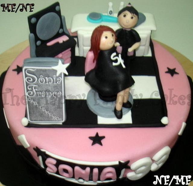 Happy Cake Hairdresser Cake By Nuno Feliz E Marlene Cakesdecor