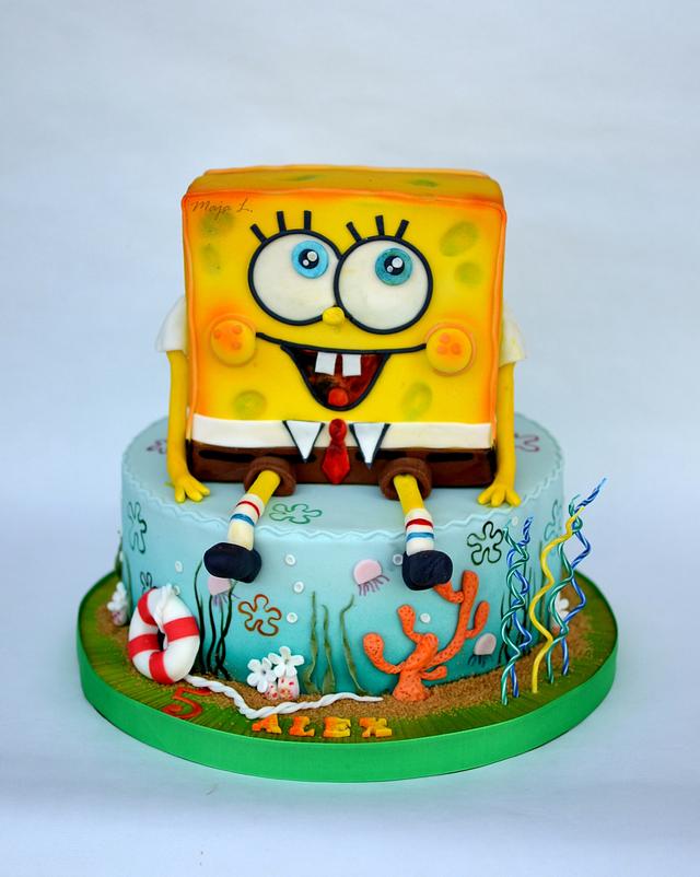 Spongebob - Decorated Cake by majalaska - CakesDecor
