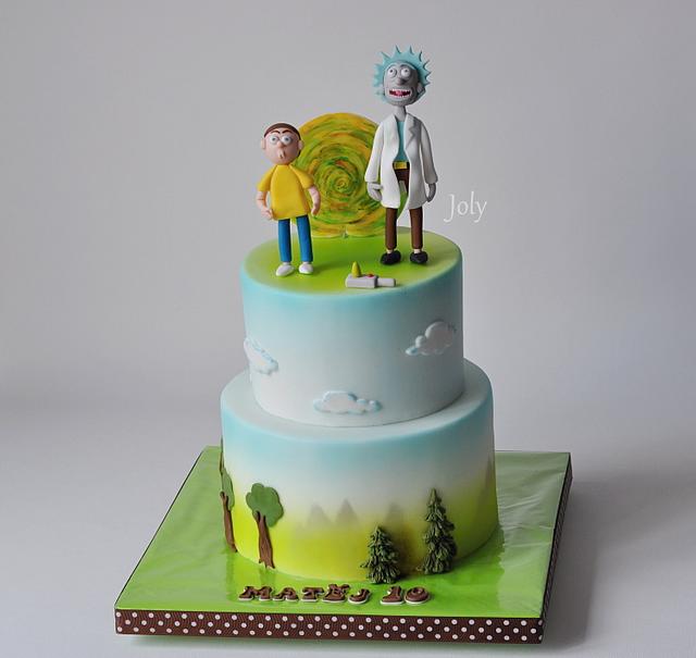 Rick and Morty - Decorated Cake by Jolana Brychova - CakesDecor