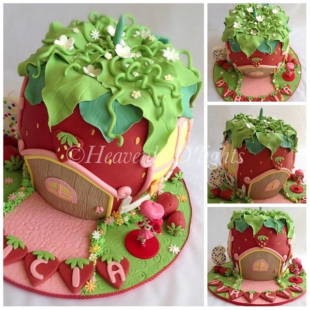 Strawberry Shortcake Cake - Decorated Cake by novita - CakesDecor