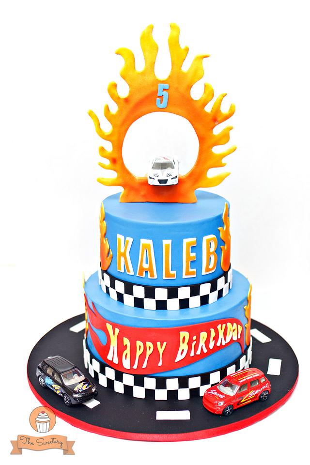 Hot Wheels Cake - Decorated Cake by The Sweetery - by - CakesDecor