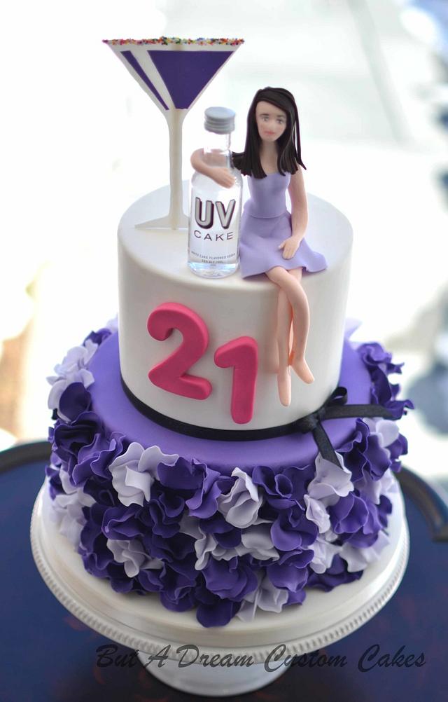  21st Birthday Cake  cake  by Elisabeth Palatiello CakesDecor