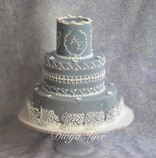 Royal Icing Cake Cake By Divya Iyer Cakesdecor