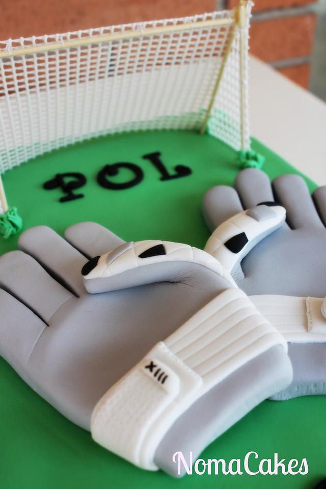 Tarta portero fútbol Football Cake Cake by Sílvia