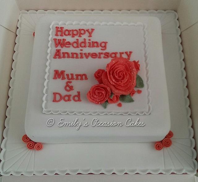 The Best Happy Marriage Anniversary Mom And Dad Images Cake