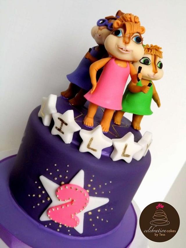 Chipettes Cake for Lilly - Decorated Cake by Maria - CakesDecor