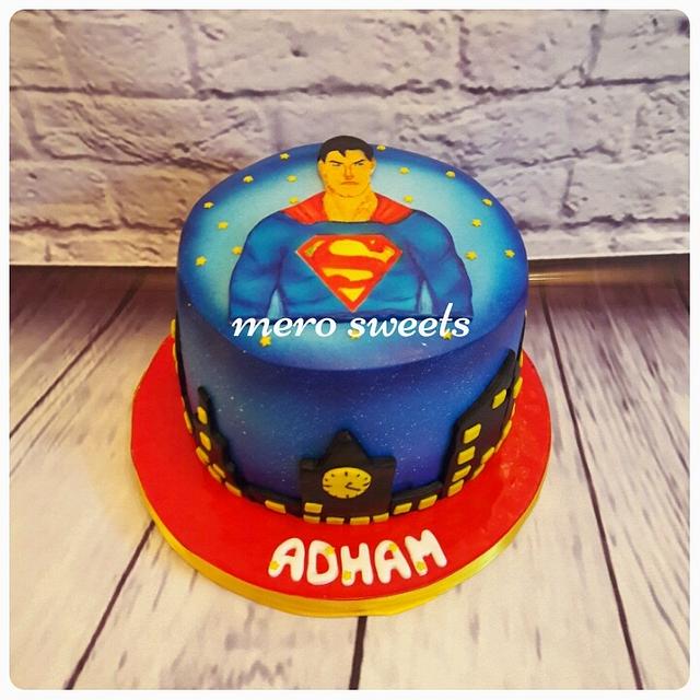 Super man cake